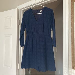 J. Crew Navy Blue Dress
